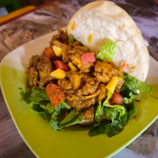 Curry Chicken Sandwich.