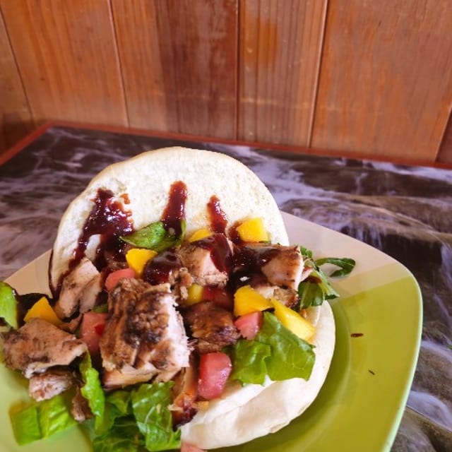 Jerk Chicken Sandwich.