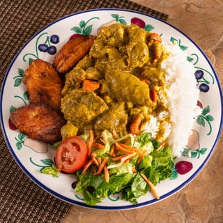 Coconut Curry Chicken Plate