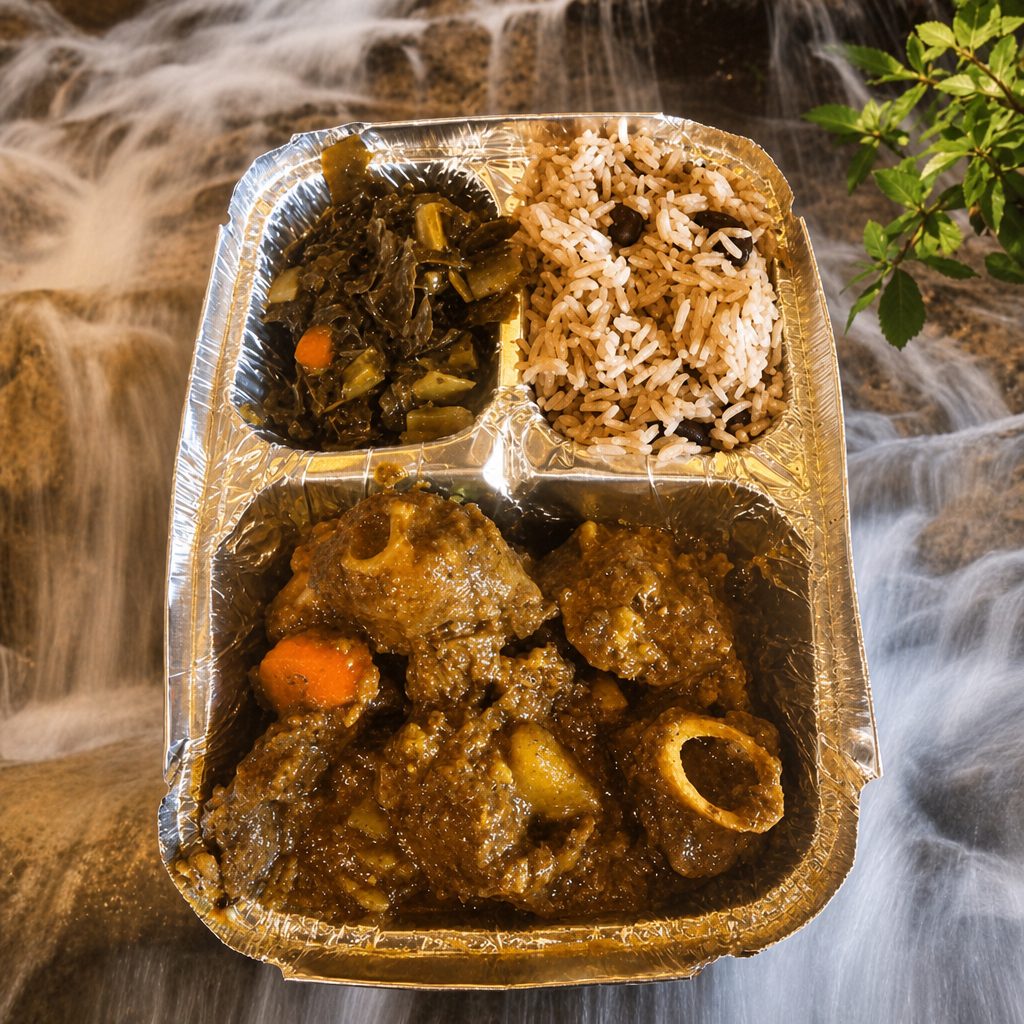 Curry Goat Bowl.