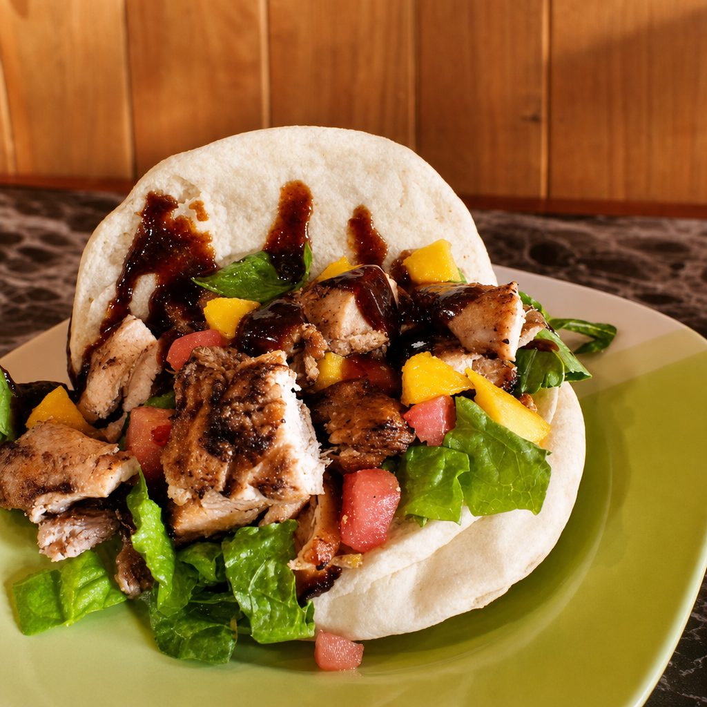 Jerk Chicken Sandwich.